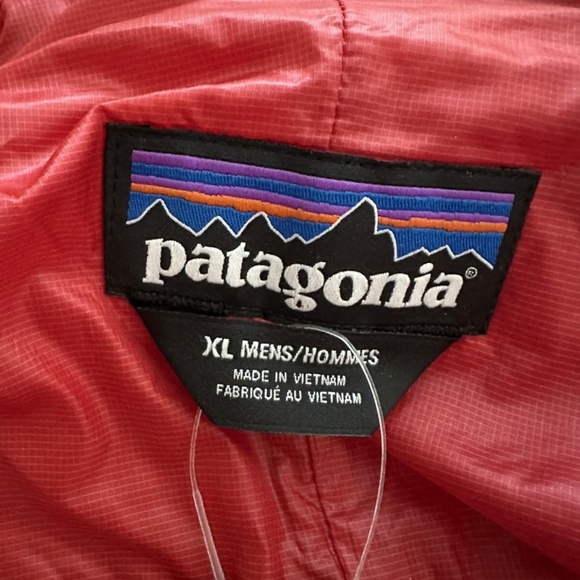 Patagonia Micro Puff Jacket Men XL Fire Red Regular Fit YKK - Picture 6 of 11